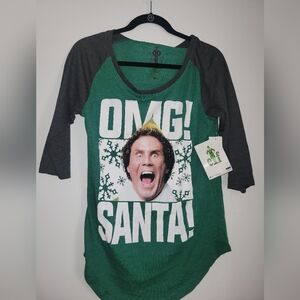ELF Green and Gray Long Sleeve Tees